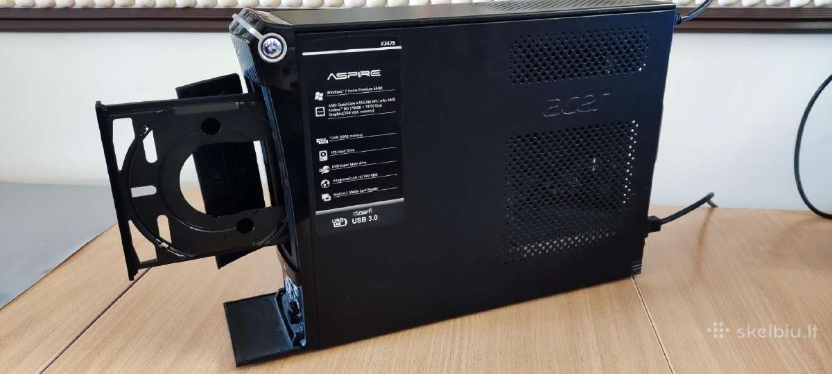 Stacionarus Acer min kompiuteris 16gb, 256ssd, w10 - nuotraukos Nr. 7