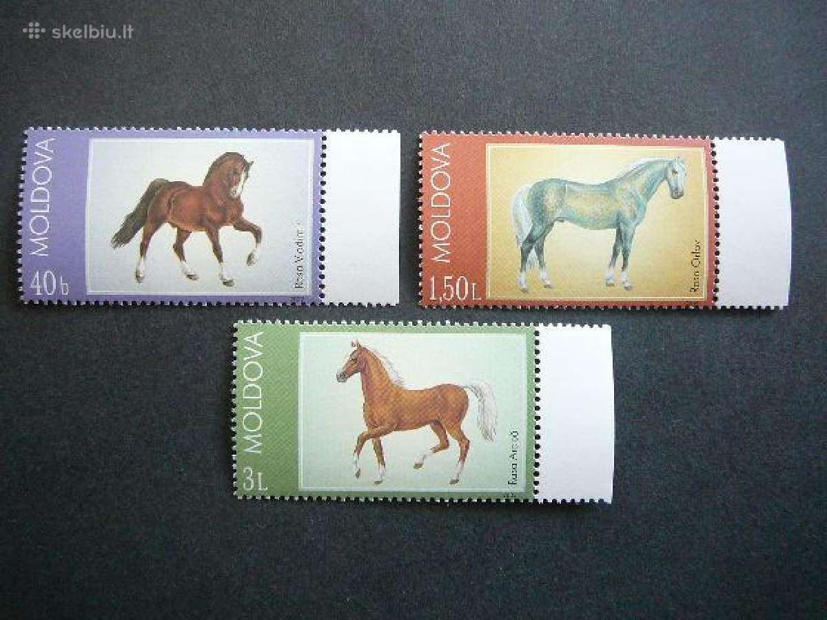 Arkliai Moldavija 2002 Mnh md23s