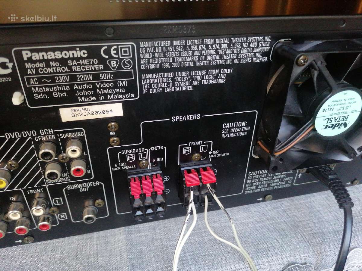 Panasonic Sa-he70, Stiprintuvas - nuotraukos Nr. 8