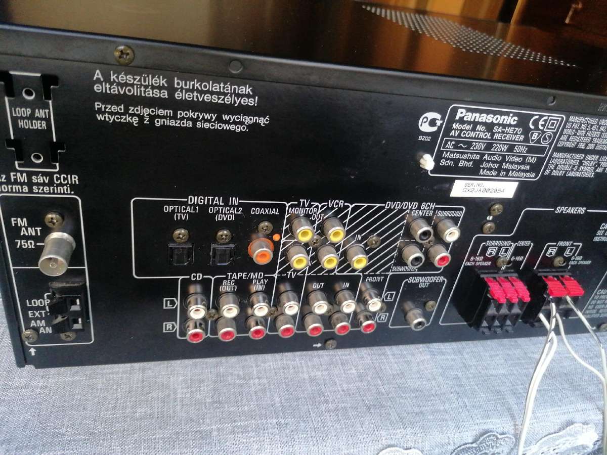 Panasonic Sa-he70, Stiprintuvas - nuotraukos Nr. 9