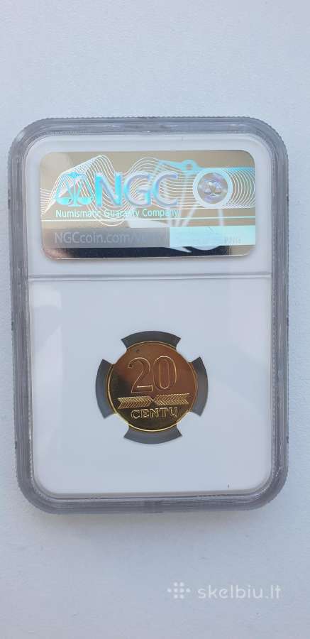 2009m. 20 centų moneta Ms 64 Mint Error - nuotraukos Nr. 2