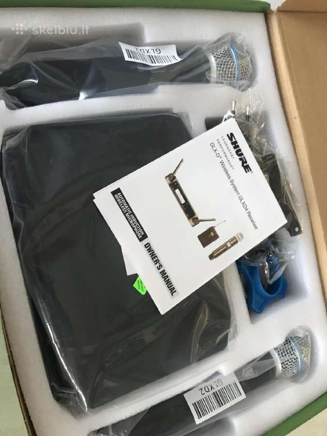 Shure glxd4+ stovai + vartai - nuotraukos Nr. 5