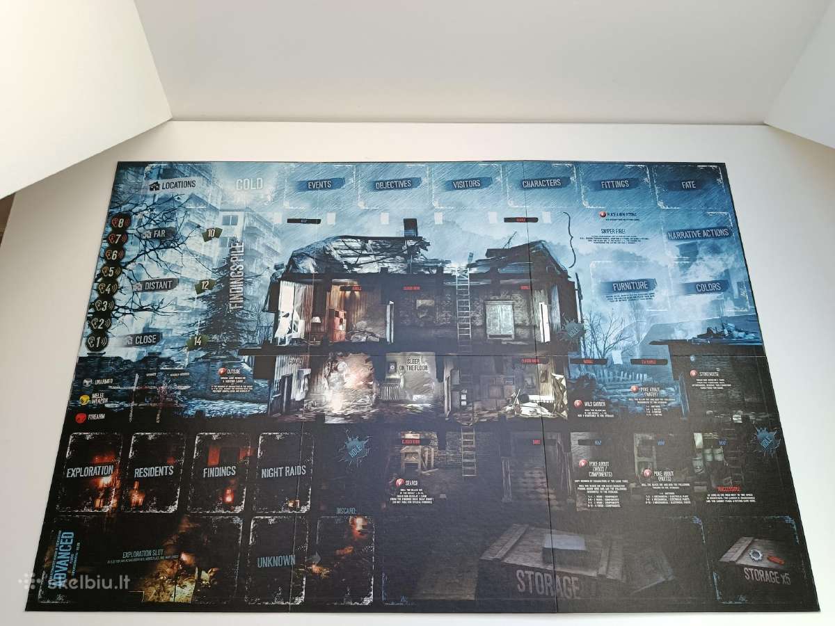 This War of Mine stalo žaidimas - nuotraukos Nr. 11