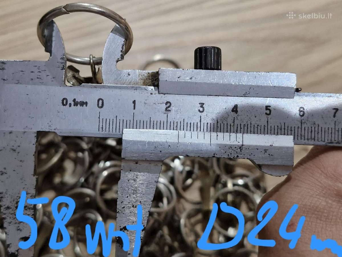 Senoviniai užuolaidų segtukai 58vnt. - nuotraukos Nr. 4
