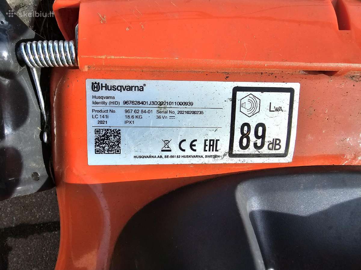 Husvarna akumaliatorinė žolepjovė ir krūmapjovės - nuotraukos Nr. 6