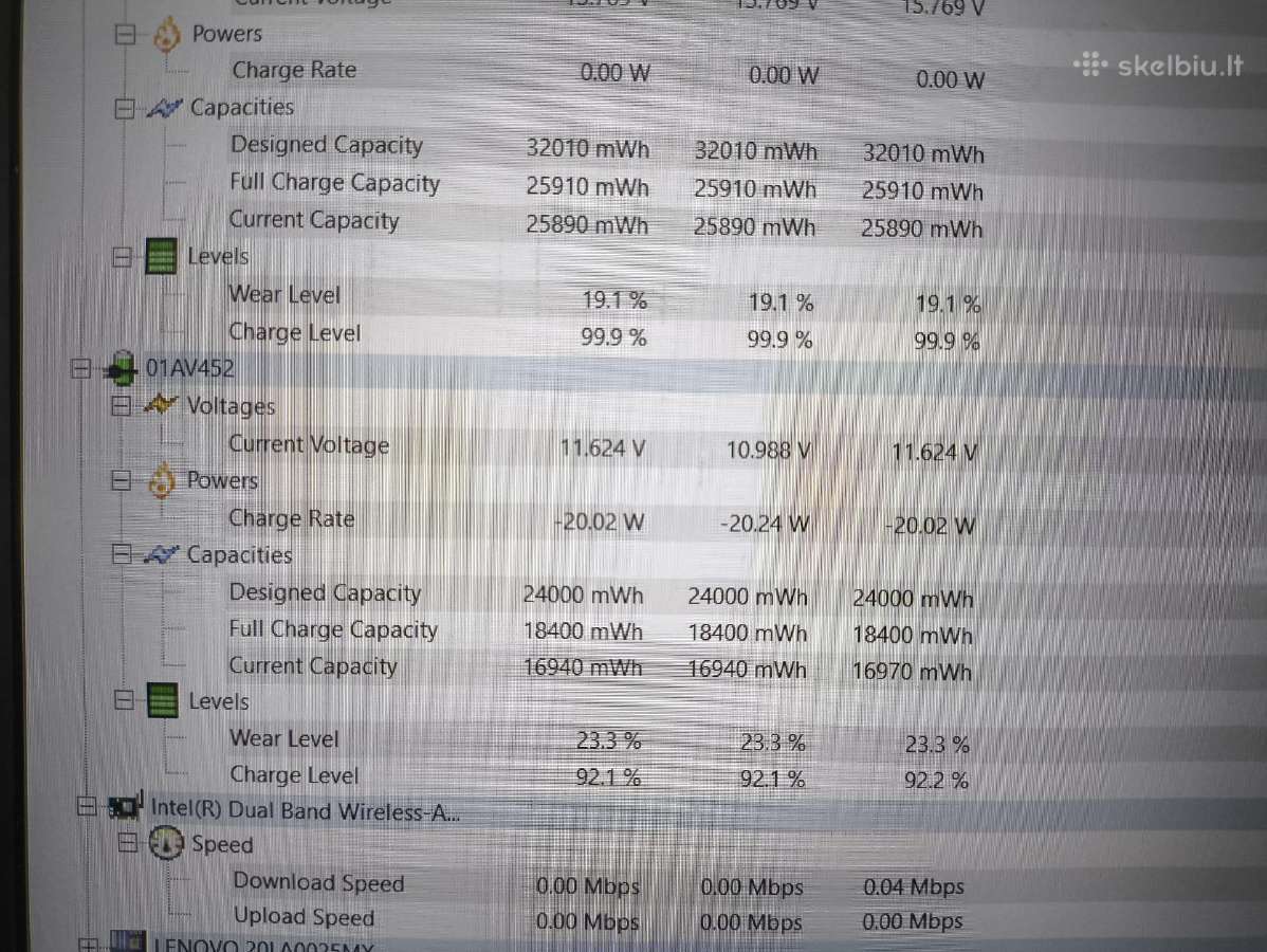 Thinkpad T580 15.6 Fhd Ips i5-8250u 8gb 256gb SSD - nuotraukos Nr. 6
