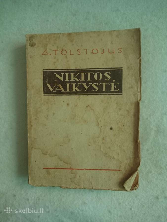 A.tolstojus Knyga Nikitos Vaikyste