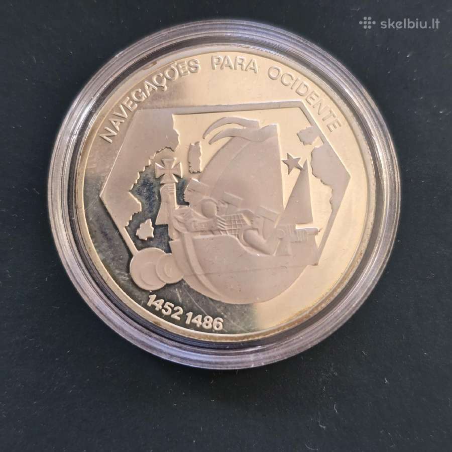 Portugalija 1991 200 escudos Ag925 26,5G