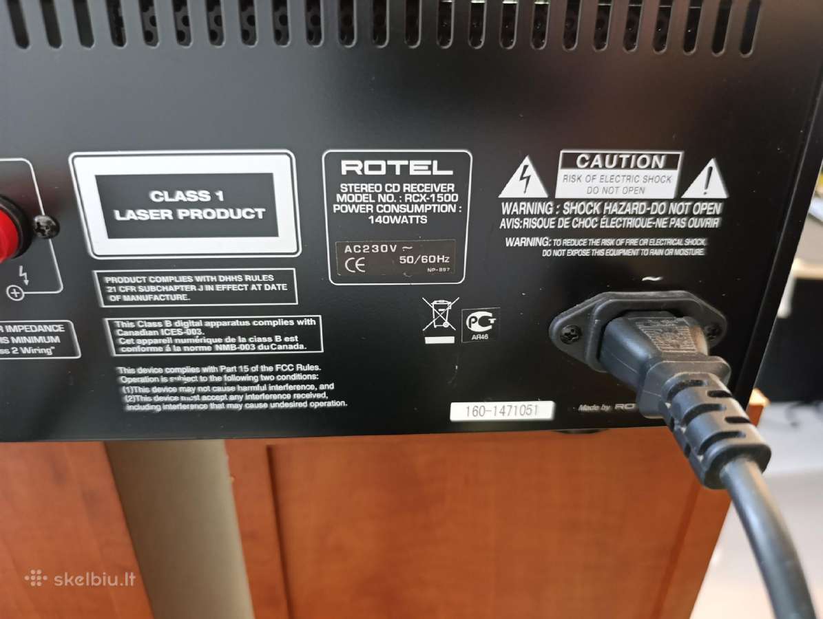 Rotel Rcx 1500 CD Network grotuvas - nuotraukos Nr. 18