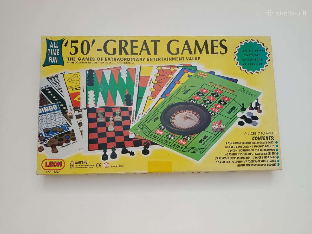 50 Great Games / 50 stalo žaidimų viename