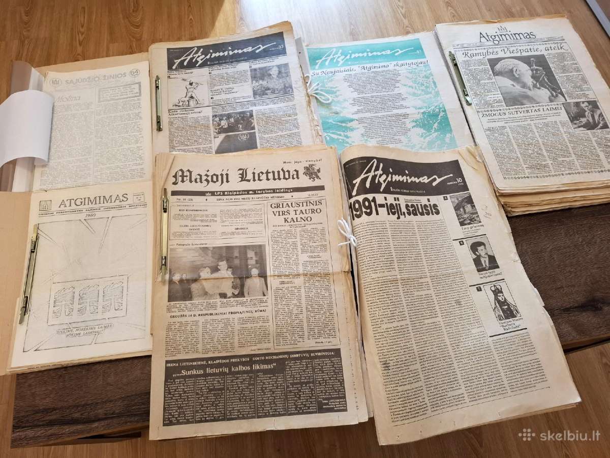 Lietuvos sąjūdžio laikraščiai savaitraščiai 1989m