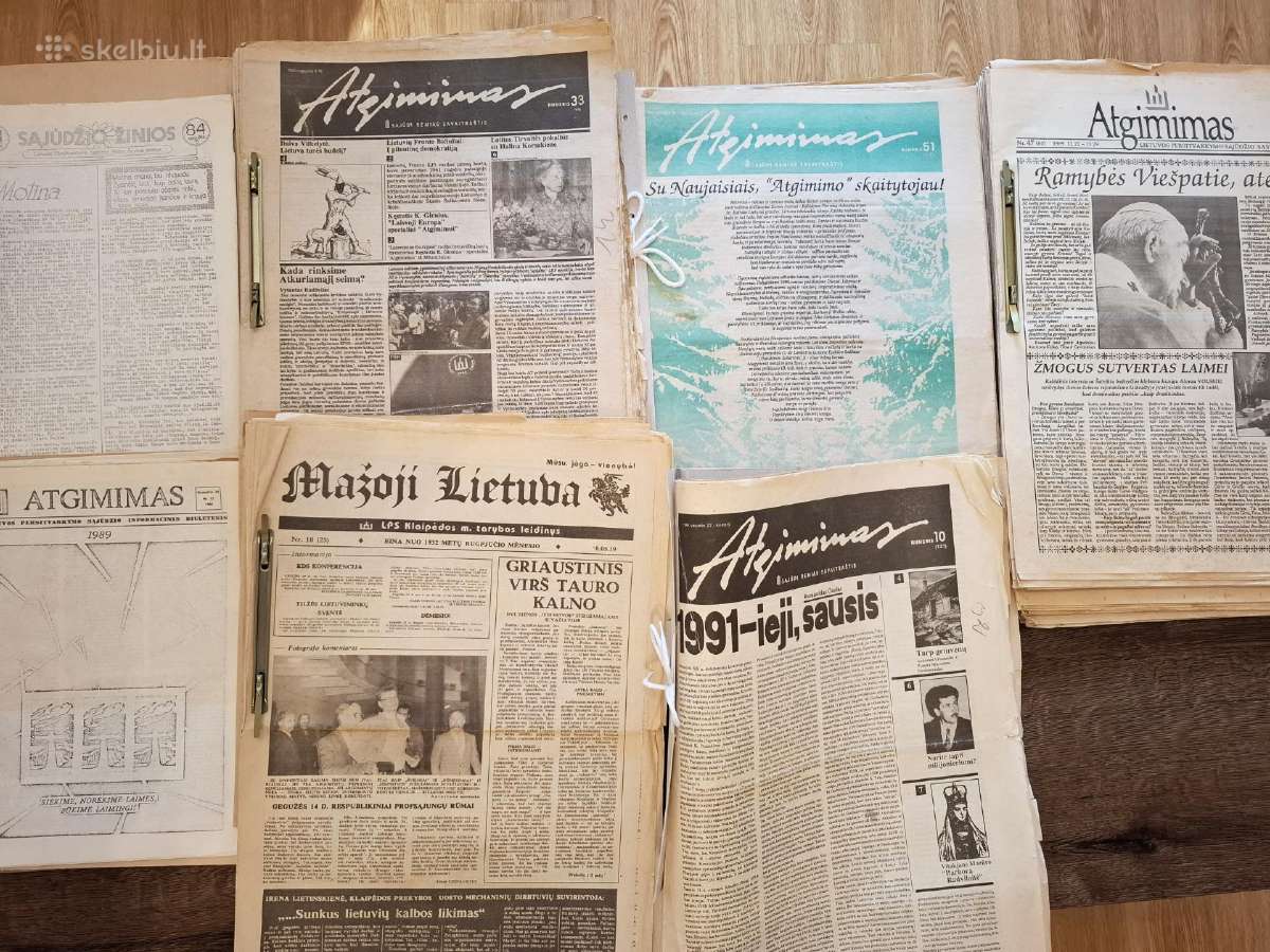 Lietuvos sąjūdžio laikraščiai savaitraščiai 1989m - nuotraukos Nr. 3