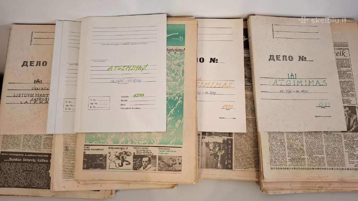 Lietuvos sąjūdžio laikraščiai savaitraščiai 1989m - nuotraukos Nr. 5