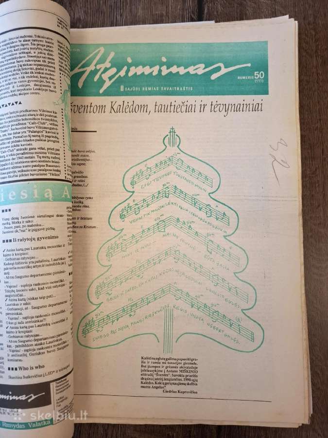 Lietuvos sąjūdžio laikraščiai savaitraščiai 1989m - nuotraukos Nr. 18