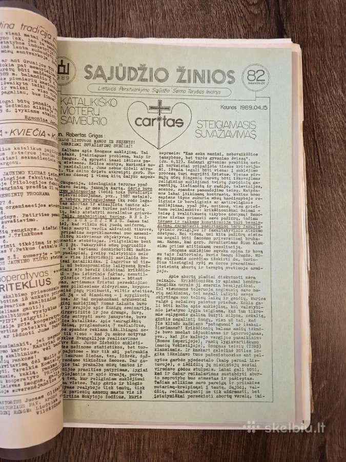 Lietuvos sąjūdžio laikraščiai savaitraščiai 1989m - nuotraukos Nr. 23