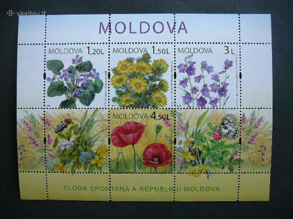 Geles Flora Moldavija 2009 Mnh md22