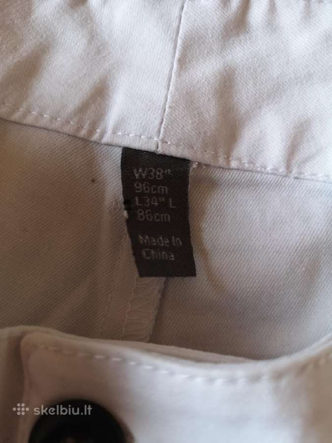 Asos naujos baltos spalvos kelnės su kišenėmis - nuotraukos Nr. 6