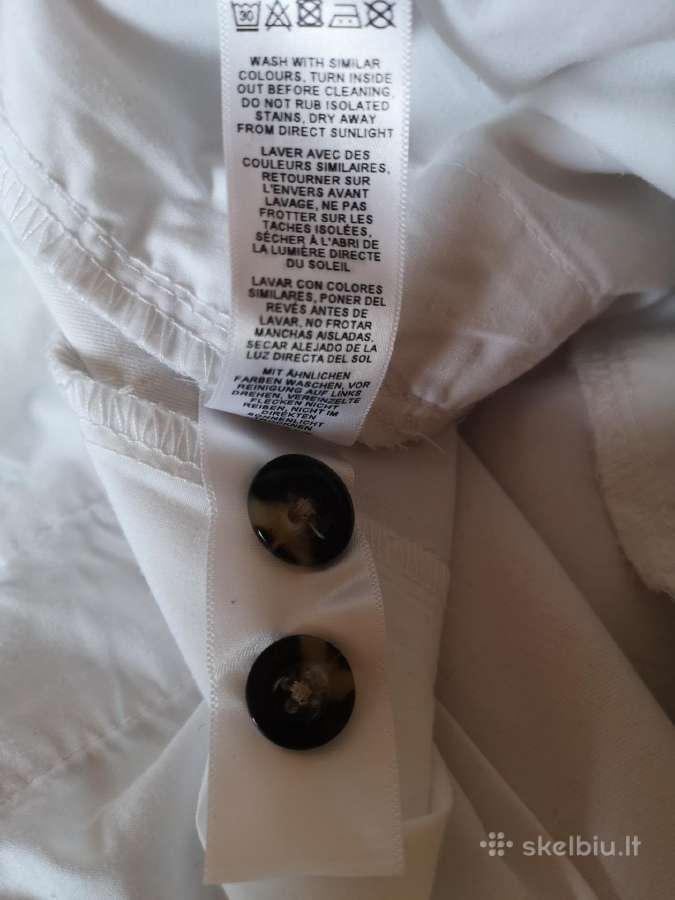 Asos naujos baltos spalvos kelnės su kišenėmis - nuotraukos Nr. 8
