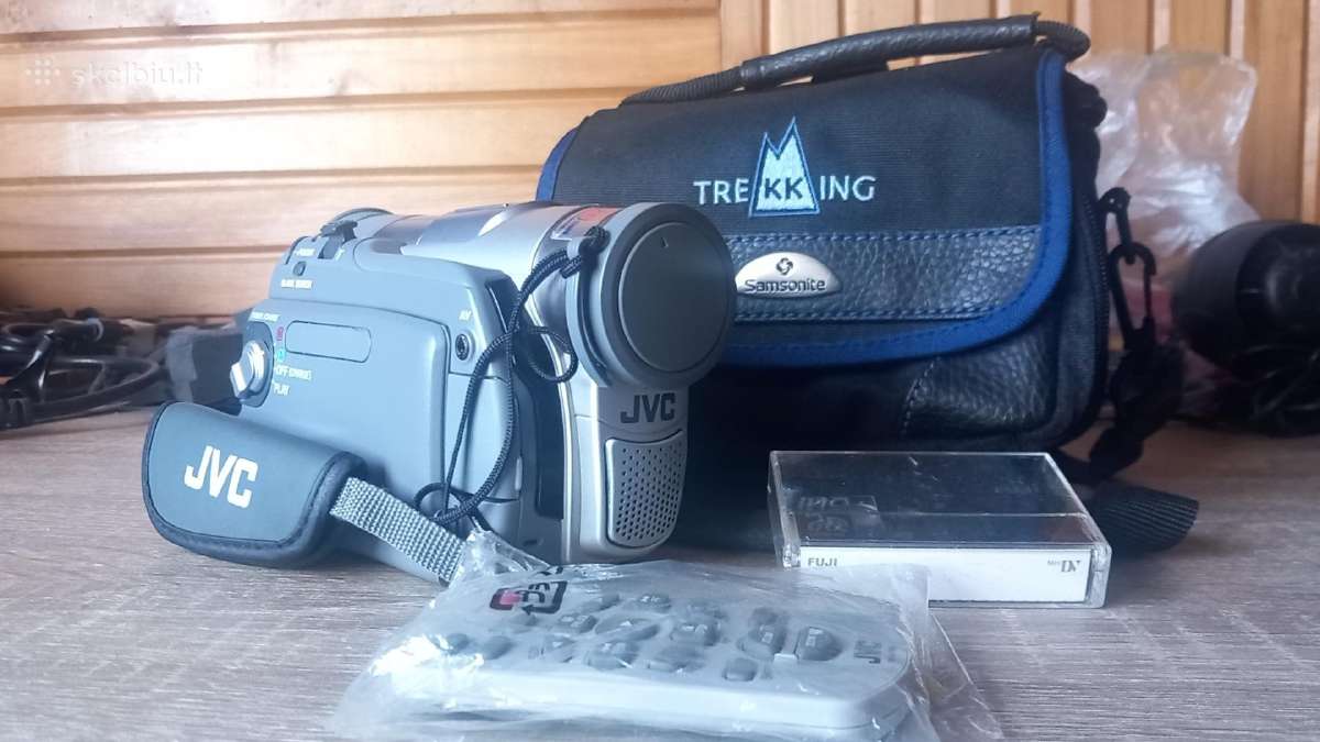 JVC Gr-d40ek Minidv Vaizdo Kamera + priedai - nuotraukos Nr. 2