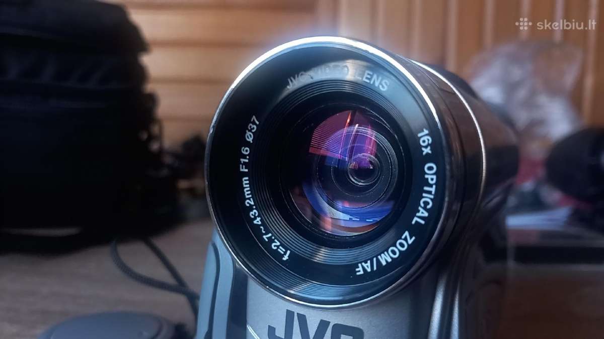 JVC Gr-d40ek Minidv Vaizdo Kamera + priedai - nuotraukos Nr. 7
