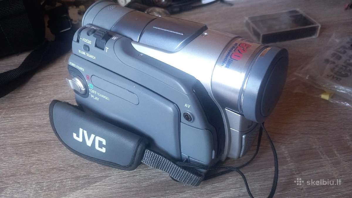 JVC Gr-d40ek Minidv Vaizdo Kamera + priedai - nuotraukos Nr. 3