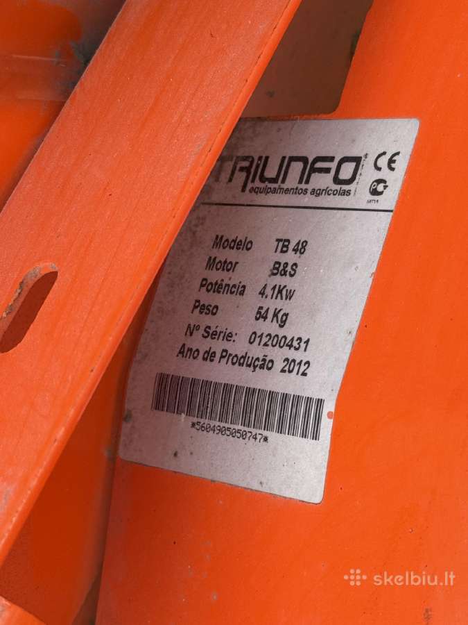 Benzininis žemes kultivatorius - nuotraukos Nr. 6