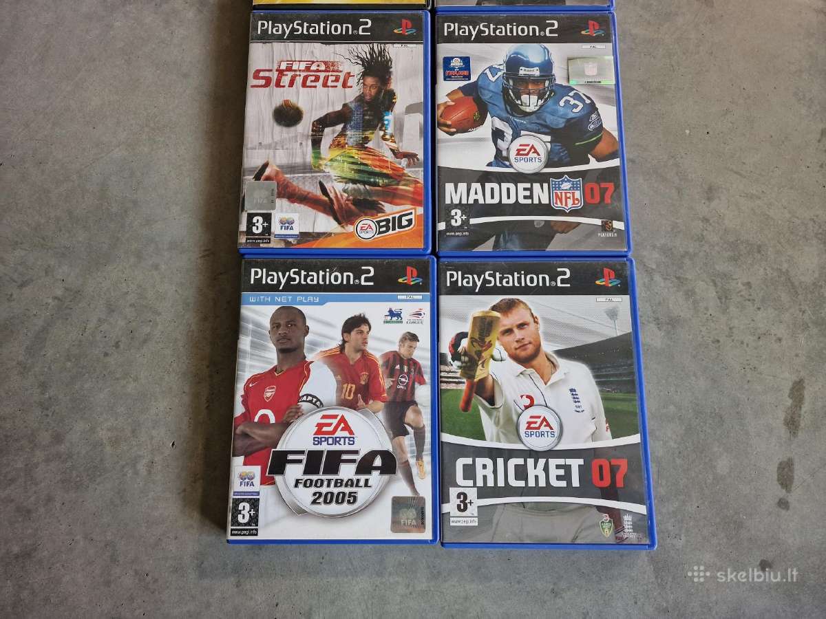 Playstation 2 žaidimų kolekcija 8 sporto žaidimai - nuotraukos Nr. 2