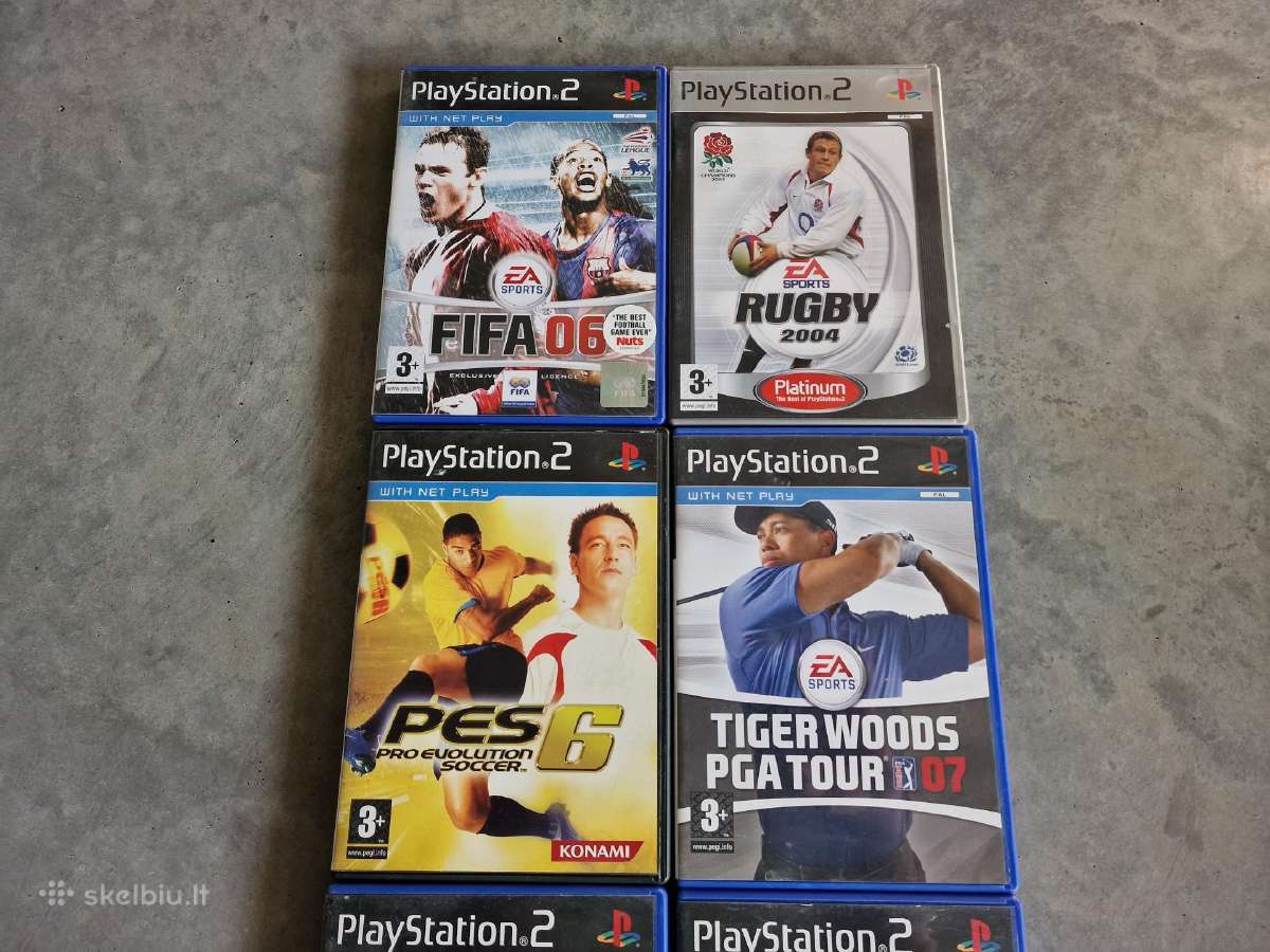 Playstation 2 žaidimų kolekcija 8 sporto žaidimai - nuotraukos Nr. 3