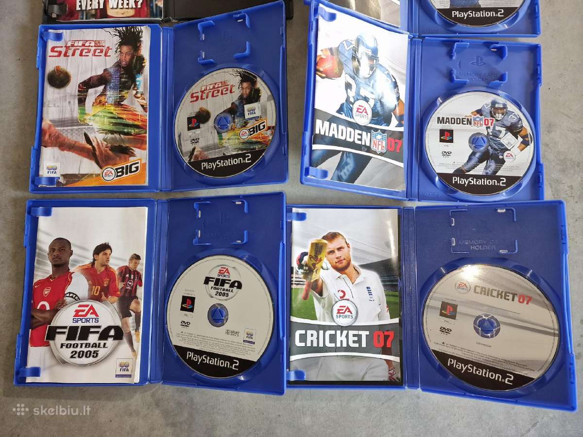 Playstation 2 žaidimų kolekcija 8 sporto žaidimai - nuotraukos Nr. 5