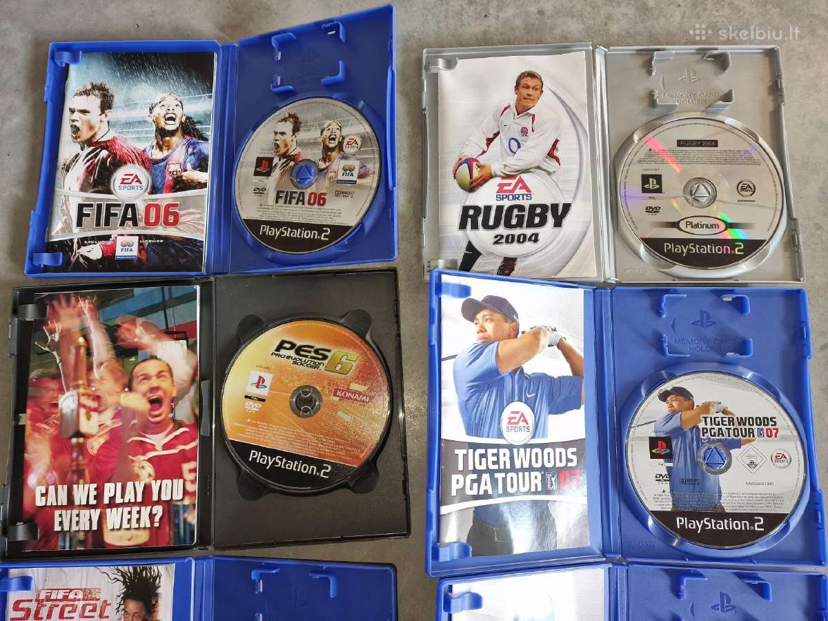 Playstation 2 žaidimų kolekcija 8 sporto žaidimai - nuotraukos Nr. 6