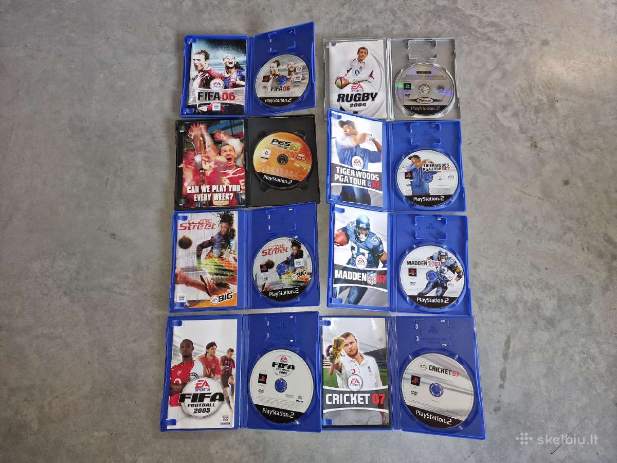 Playstation 2 žaidimų kolekcija 8 sporto žaidimai - nuotraukos Nr. 4