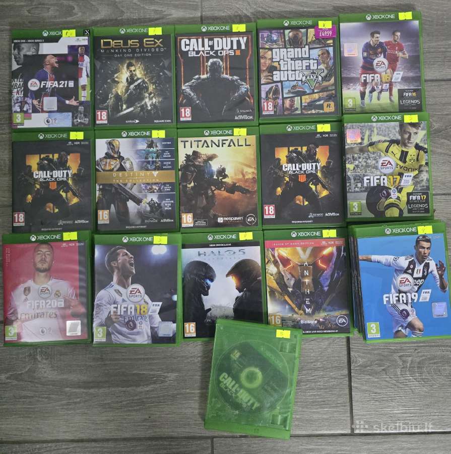 Xbox one žaidimai.