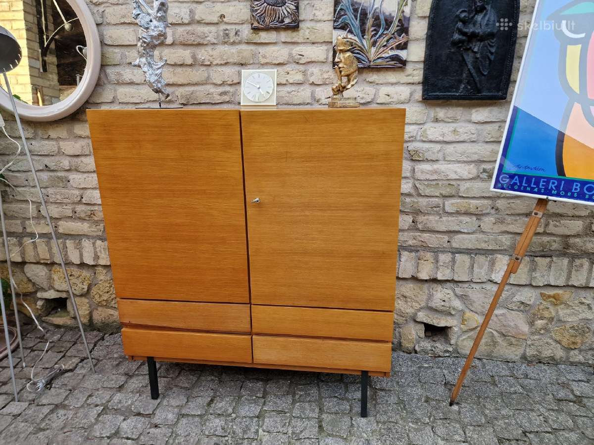 Vintažinė mid century tikmedžio indauja - nuotraukos Nr. 7