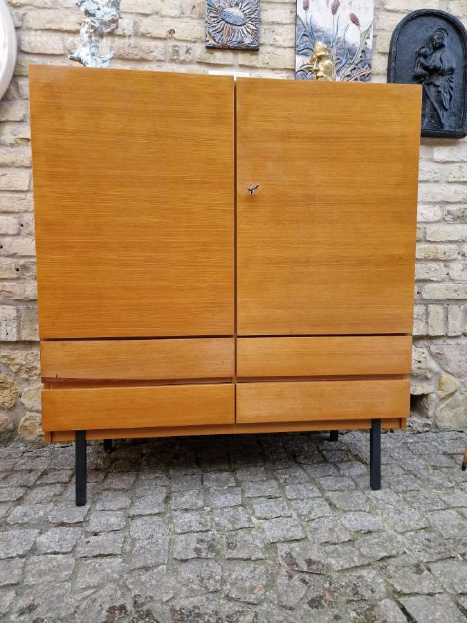 Vintažinė mid century tikmedžio indauja - nuotraukos Nr. 18