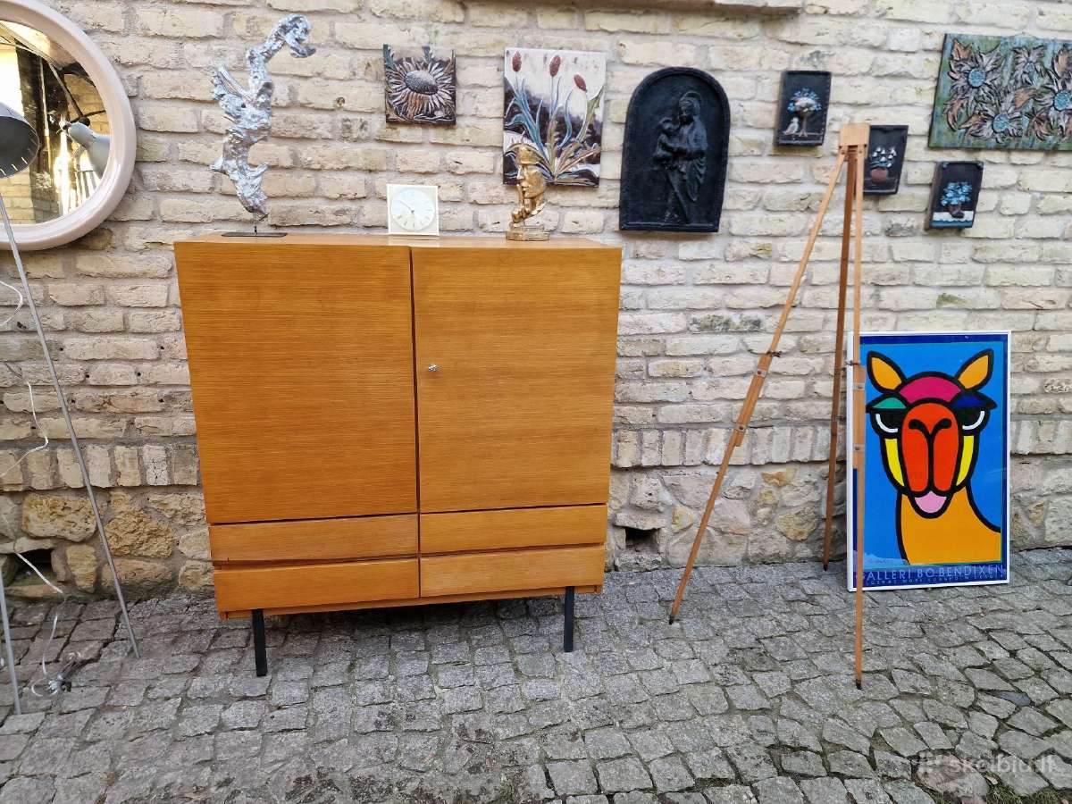 Vintažinė mid century tikmedžio indauja - nuotraukos Nr. 22