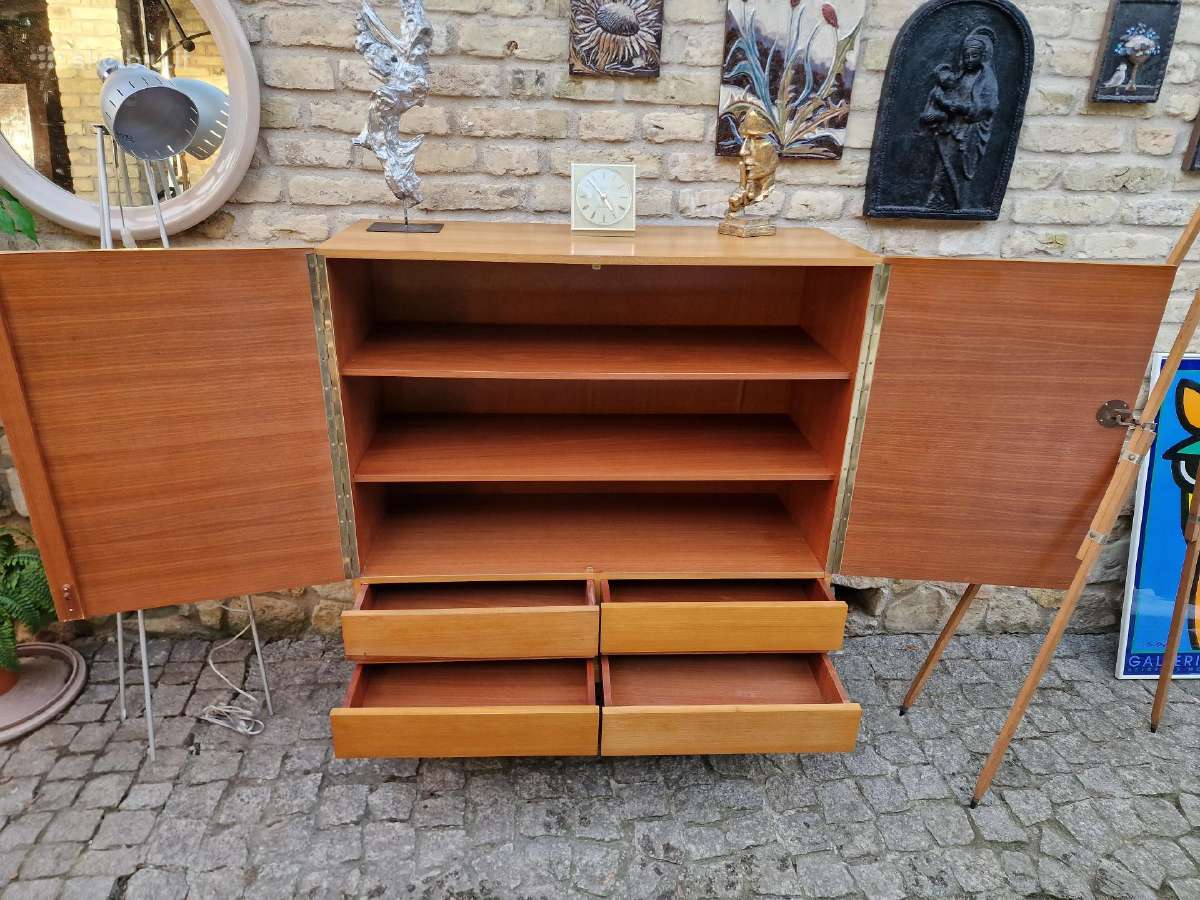 Vintažinė mid century tikmedžio indauja - nuotraukos Nr. 26