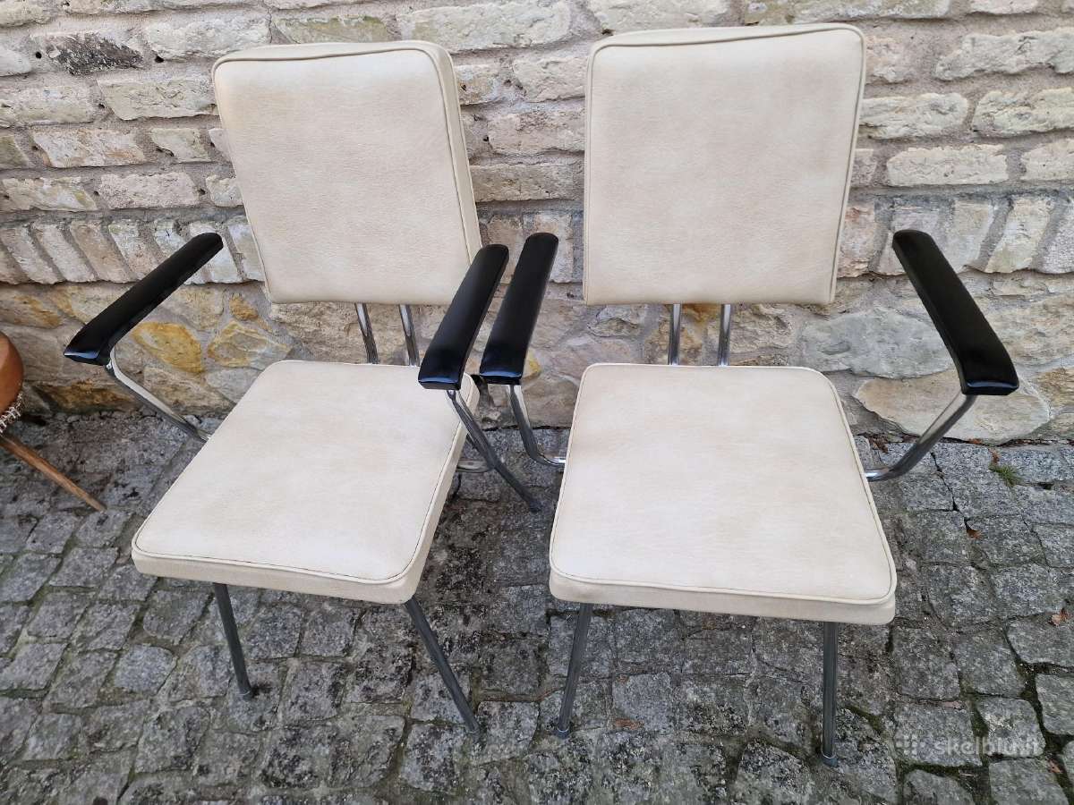 Vintažinės mid century Bauhaus st. kėdės - nuotraukos Nr. 5