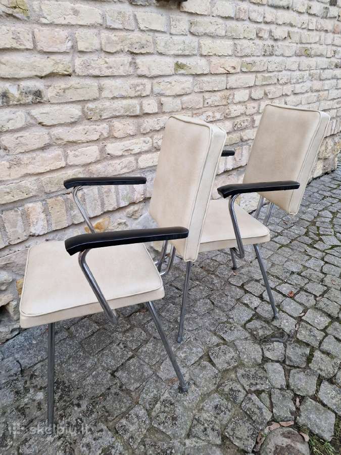 Vintažinės mid century Bauhaus st. kėdės - nuotraukos Nr. 6