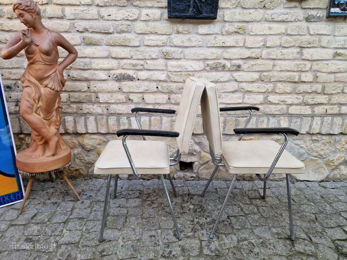 Vintažinės mid century Bauhaus st. kėdės - nuotraukos Nr. 7