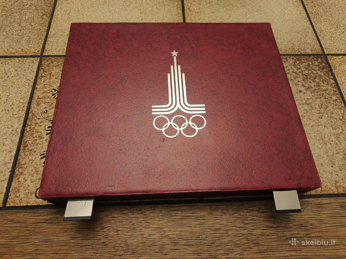 Maskvos olimpiados monetu laikymo dėžutės