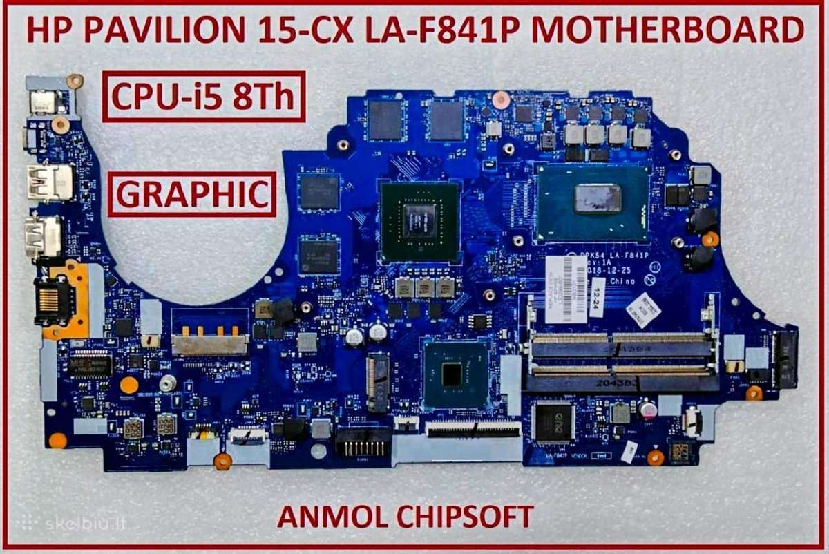 Hp Pavilion Gaming 15-CX motine plokste