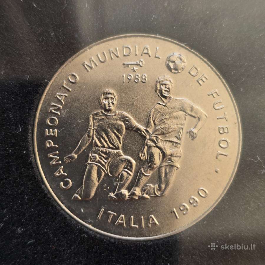 Kuba 1985,1986,1990 1 peso futbolas Cu-ni - nuotraukos Nr. 9