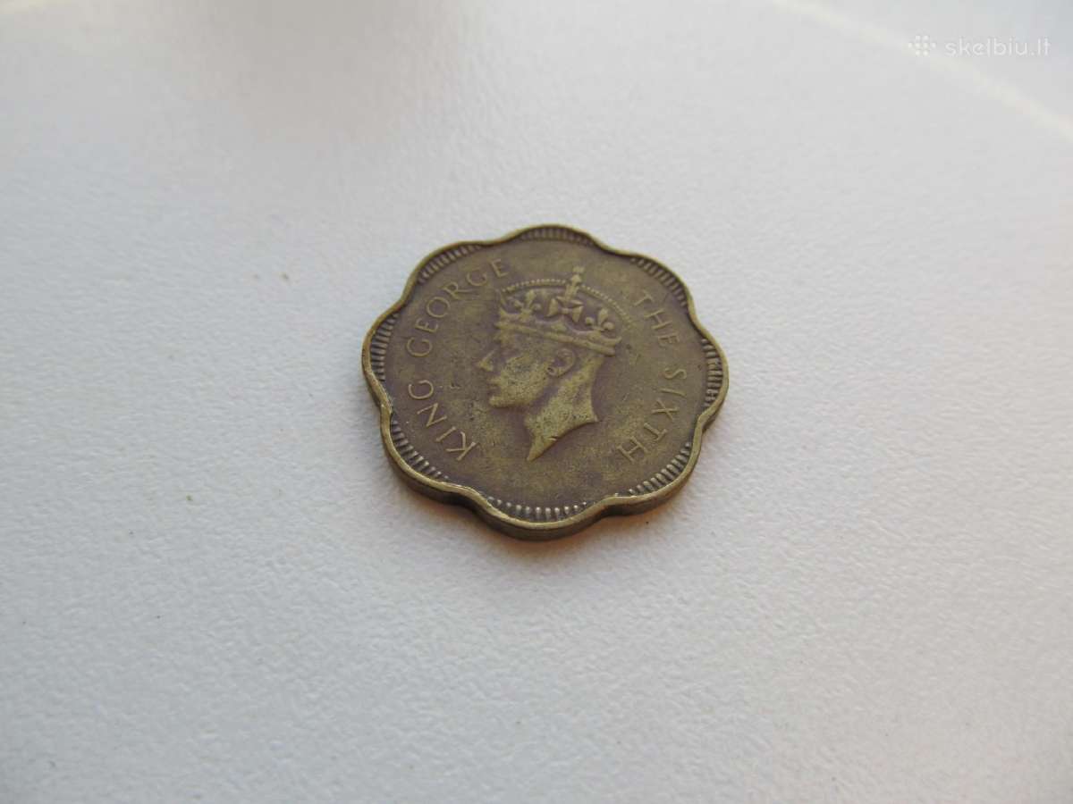 10 centu , Ceilonas , 1951 - nuotraukos Nr. 2