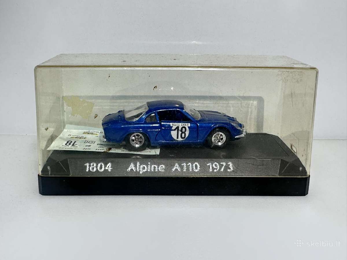 Alpine A110 Renault 1973 mėlyna 1:43 Solido - nuotraukos Nr. 2