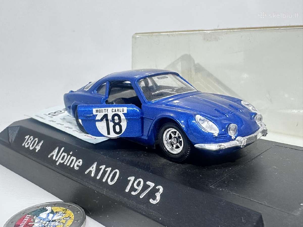 Alpine A110 Renault 1973 mėlyna 1:43 Solido