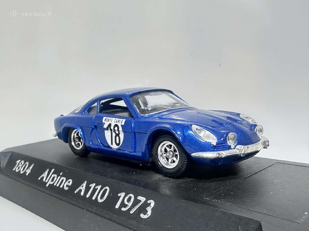 Alpine A110 Renault 1973 mėlyna 1:43 Solido - nuotraukos Nr. 3