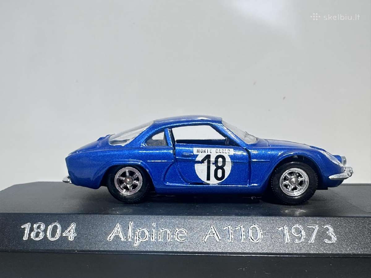 Alpine A110 Renault 1973 mėlyna 1:43 Solido - nuotraukos Nr. 4