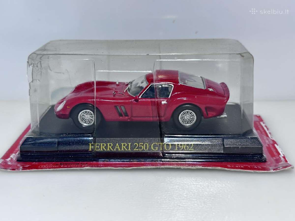 Ferrari 250 Gto 1962 raudona 1:43 Edicola - nuotraukos Nr. 2