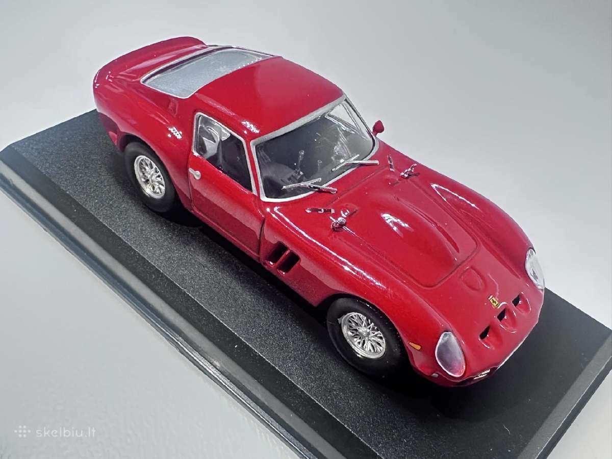 Ferrari 250 Gto 1962 raudona 1:43 Edicola - nuotraukos Nr. 6