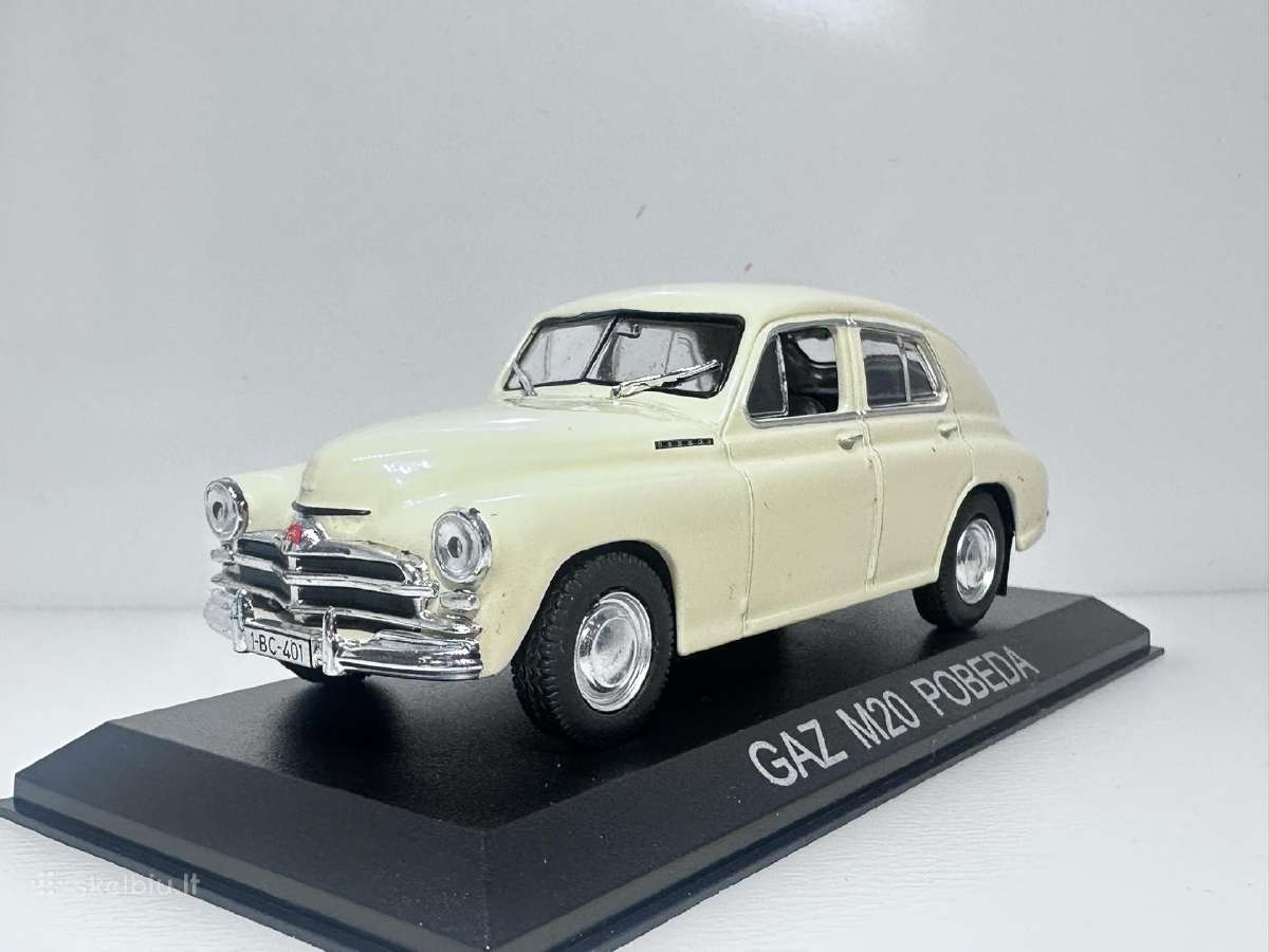 Gaz M20 Pobeda smėlio 1:43 Edicola - nuotraukos Nr. 3